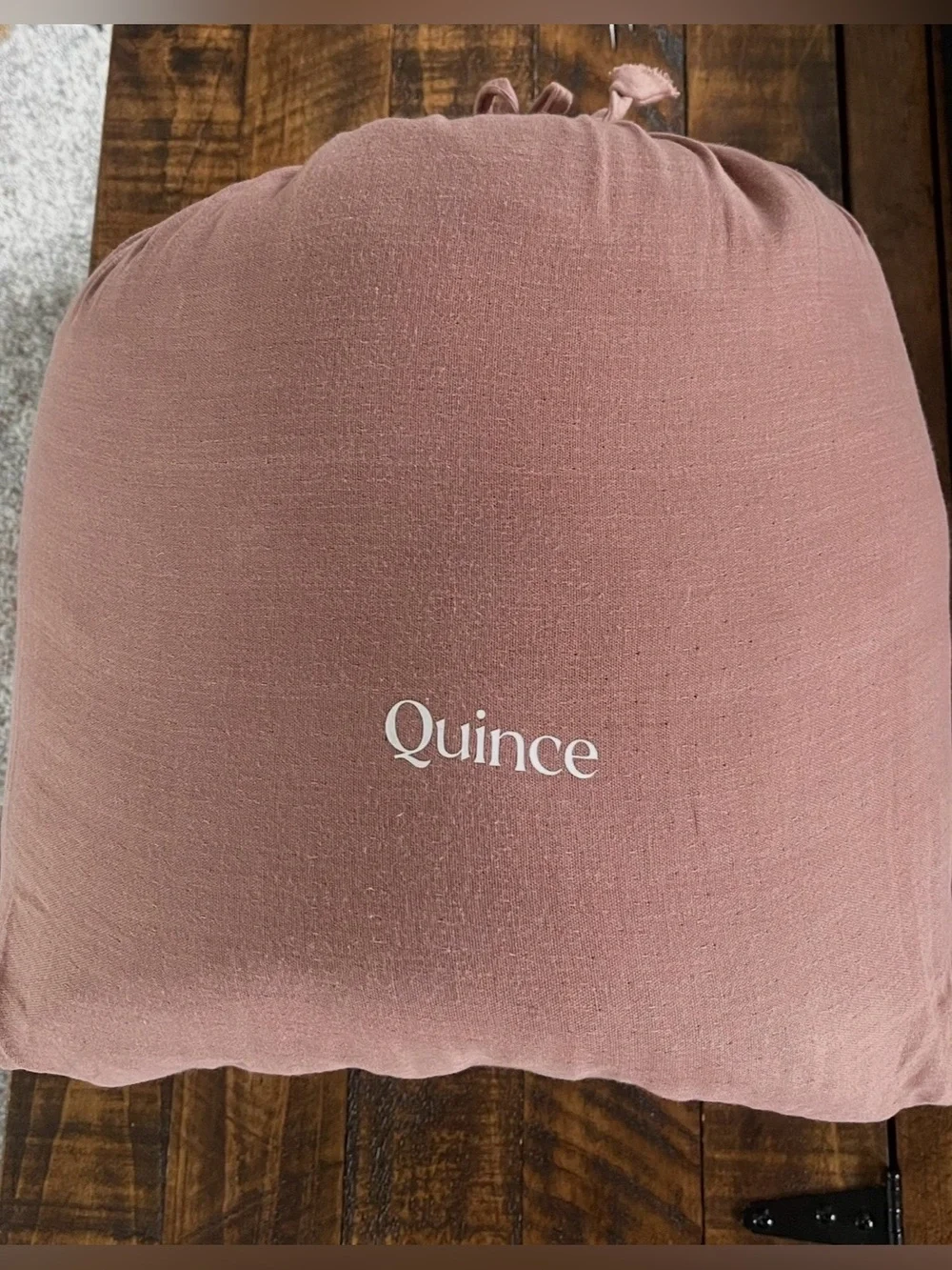 NEW Quince Organic Cotton Gauze Duvet Cover, King/Cal (Clay)